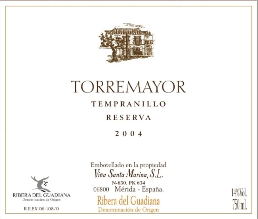 Torremayor 16 meses en Barrica Reserva Tempranillo Bottle