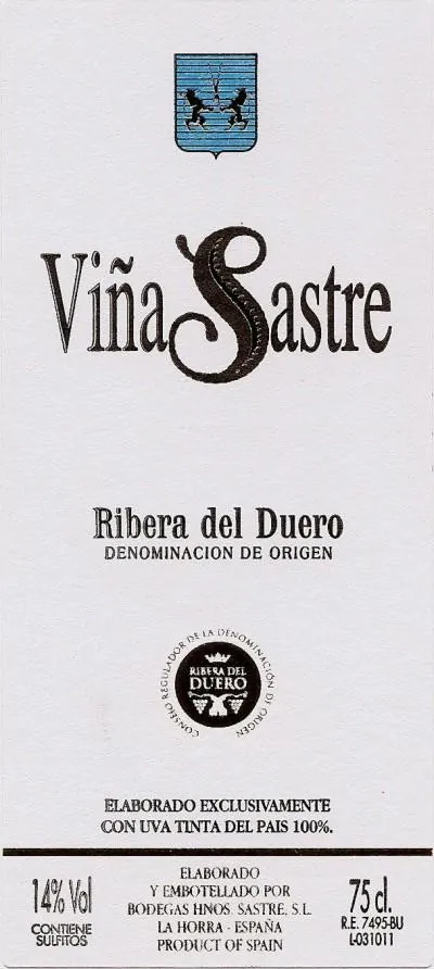 Ribera del Duero Bottle
