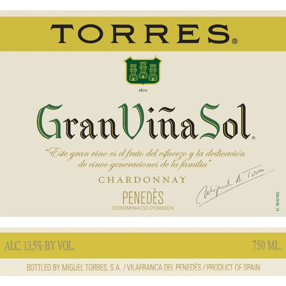 Gran  Chardonnay Bottle