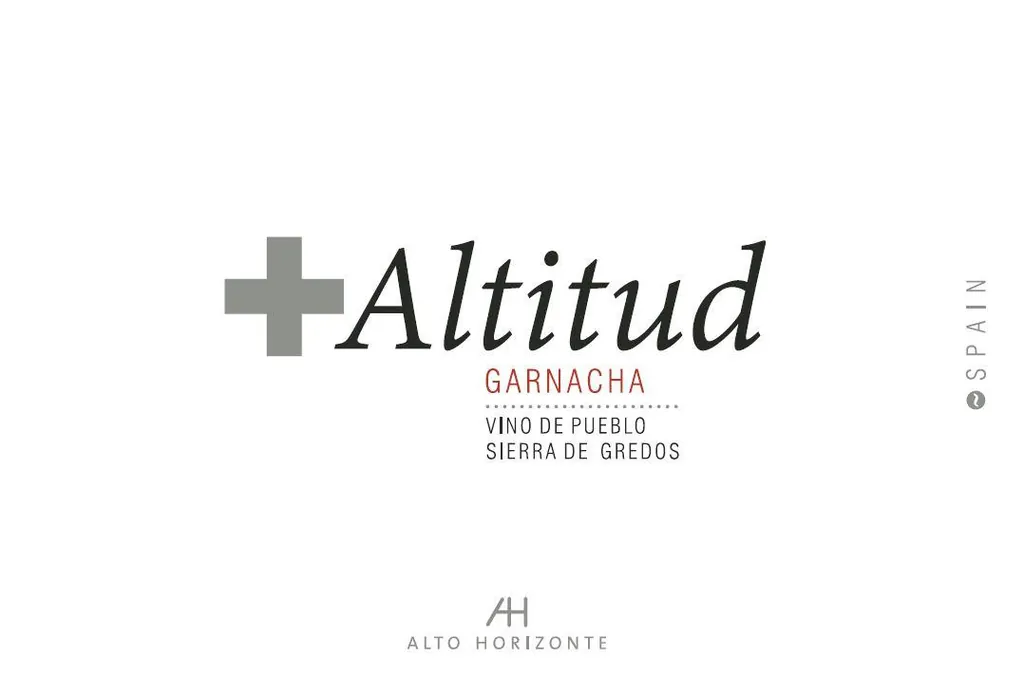 Alto Horizonte Altitud Garnacha Bottle