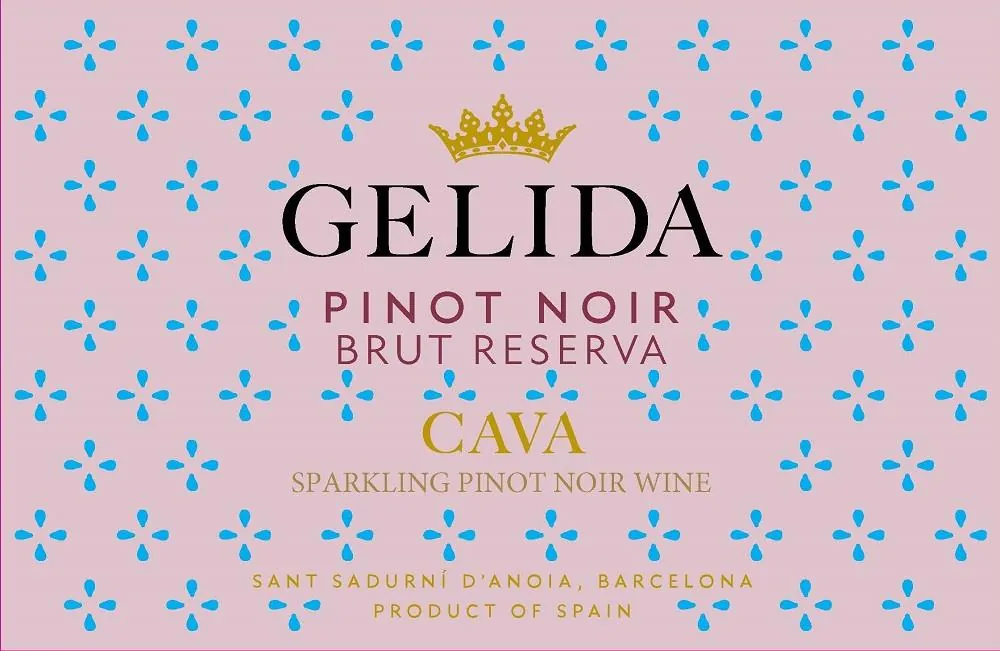 Gelida Brut Reserva Pinot Noir Rose Bottle