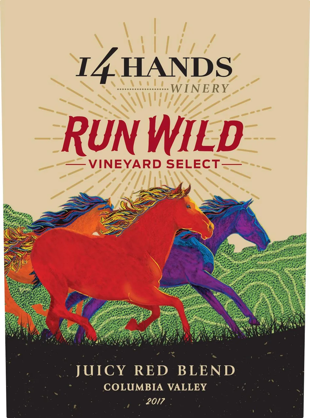 Run Wild Juicy Red Blend Bottle