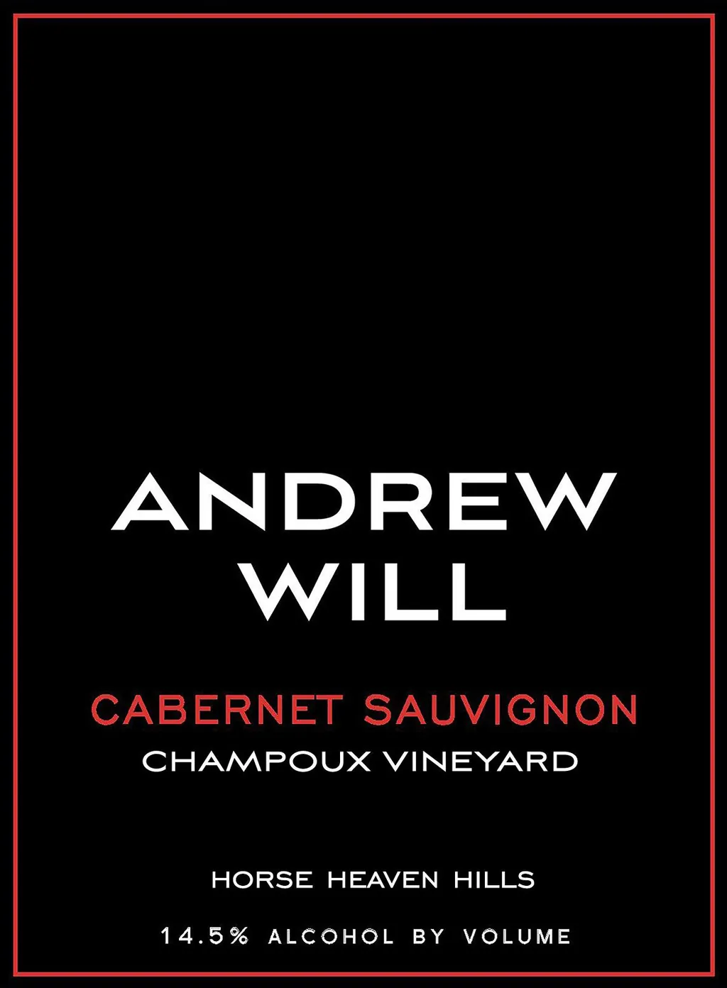 Champoux Vineyard Cabernet Sauvignon Bottle