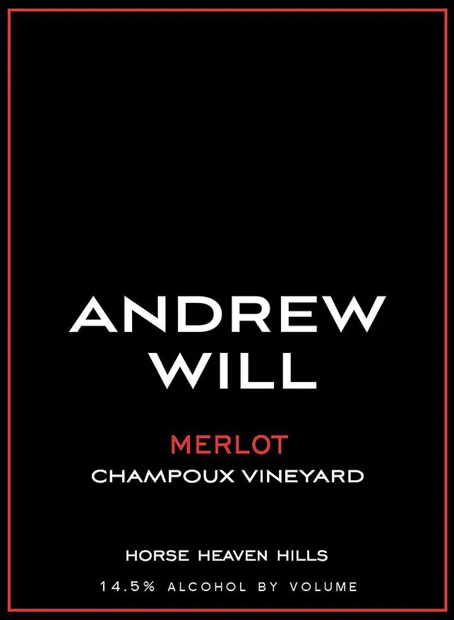 Champoux Vineyard Horse Heaven Hills Merlot Bottle