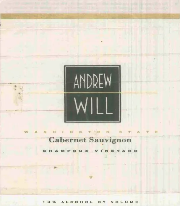 Champoux Vineyard Red Bottle