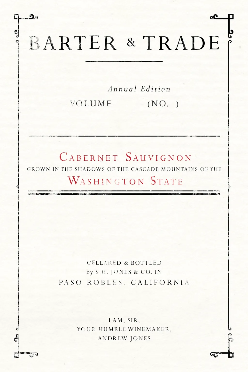 Cabernet Sauvignon Bottle