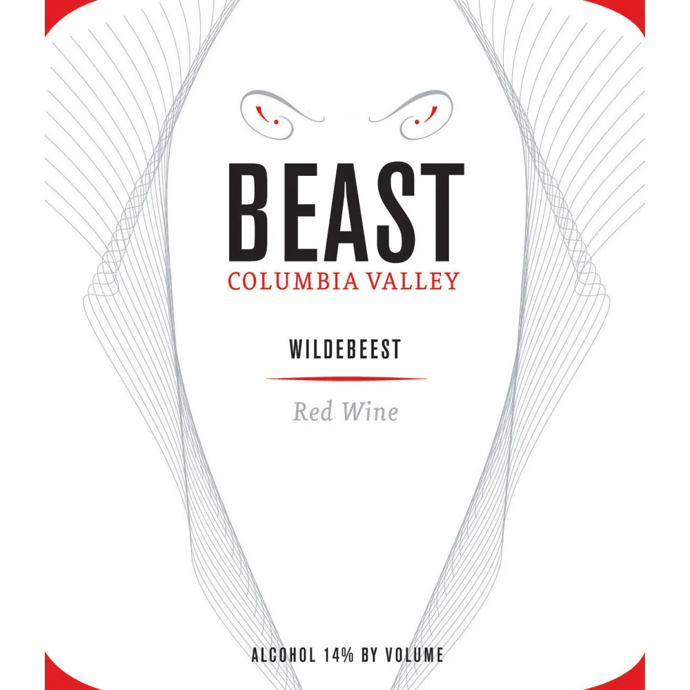 Wildebeest Red Blend Bottle