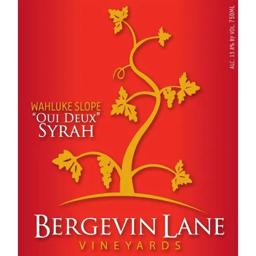 Oui Deux Syrah Bottle
