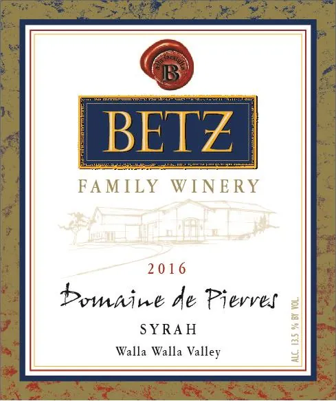 Domaine de Pierres Syrah Bottle