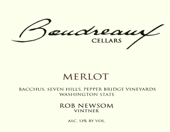 Merlot Bottle