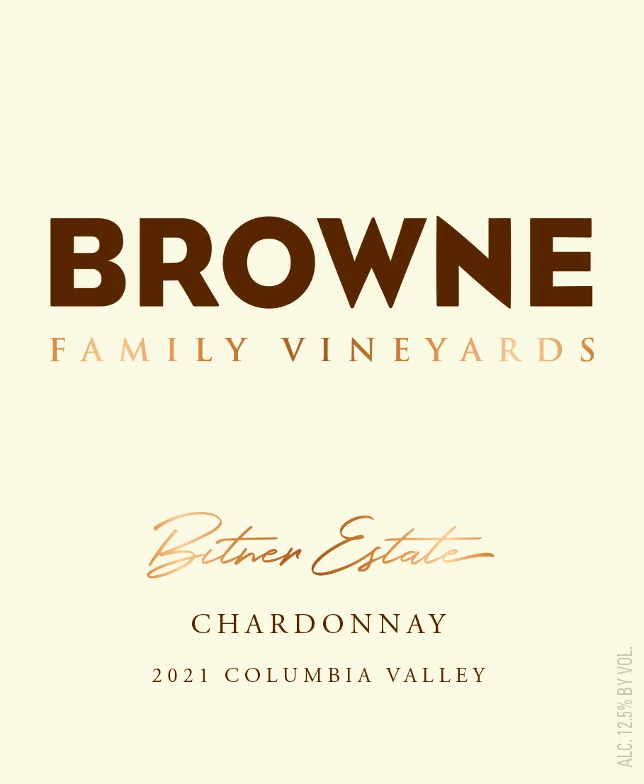 Bitner Estate Chardonnay Bottle
