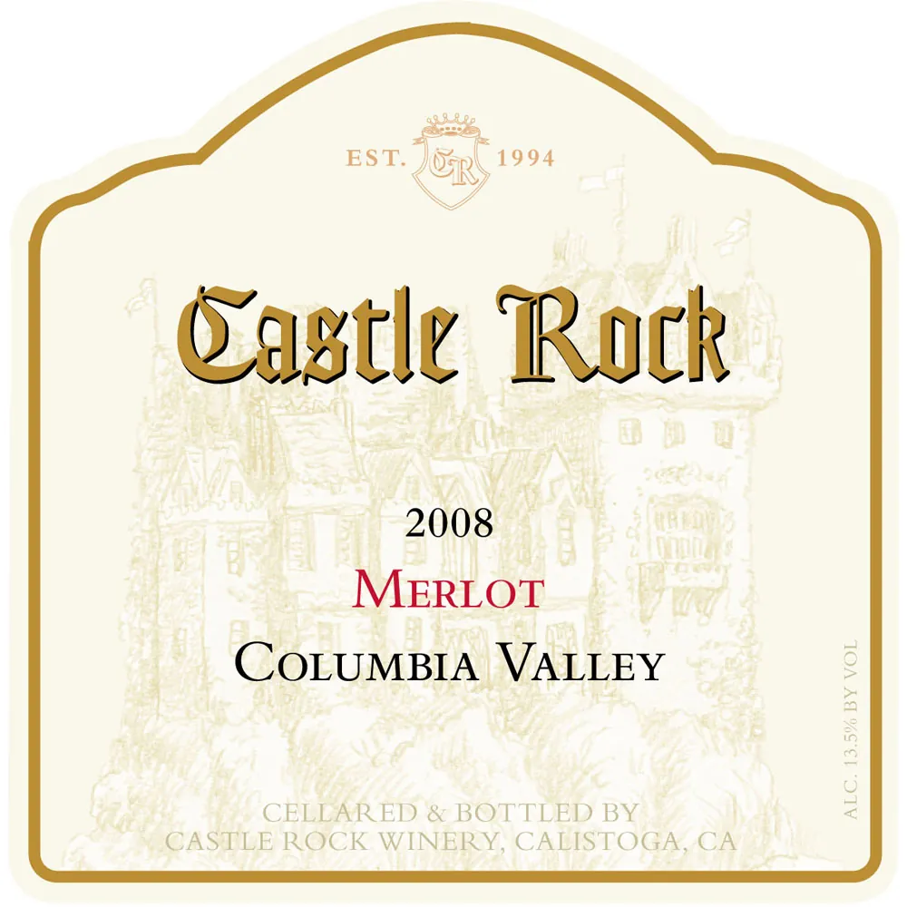 Castle Rock Columbia Valley Merlot Bottle