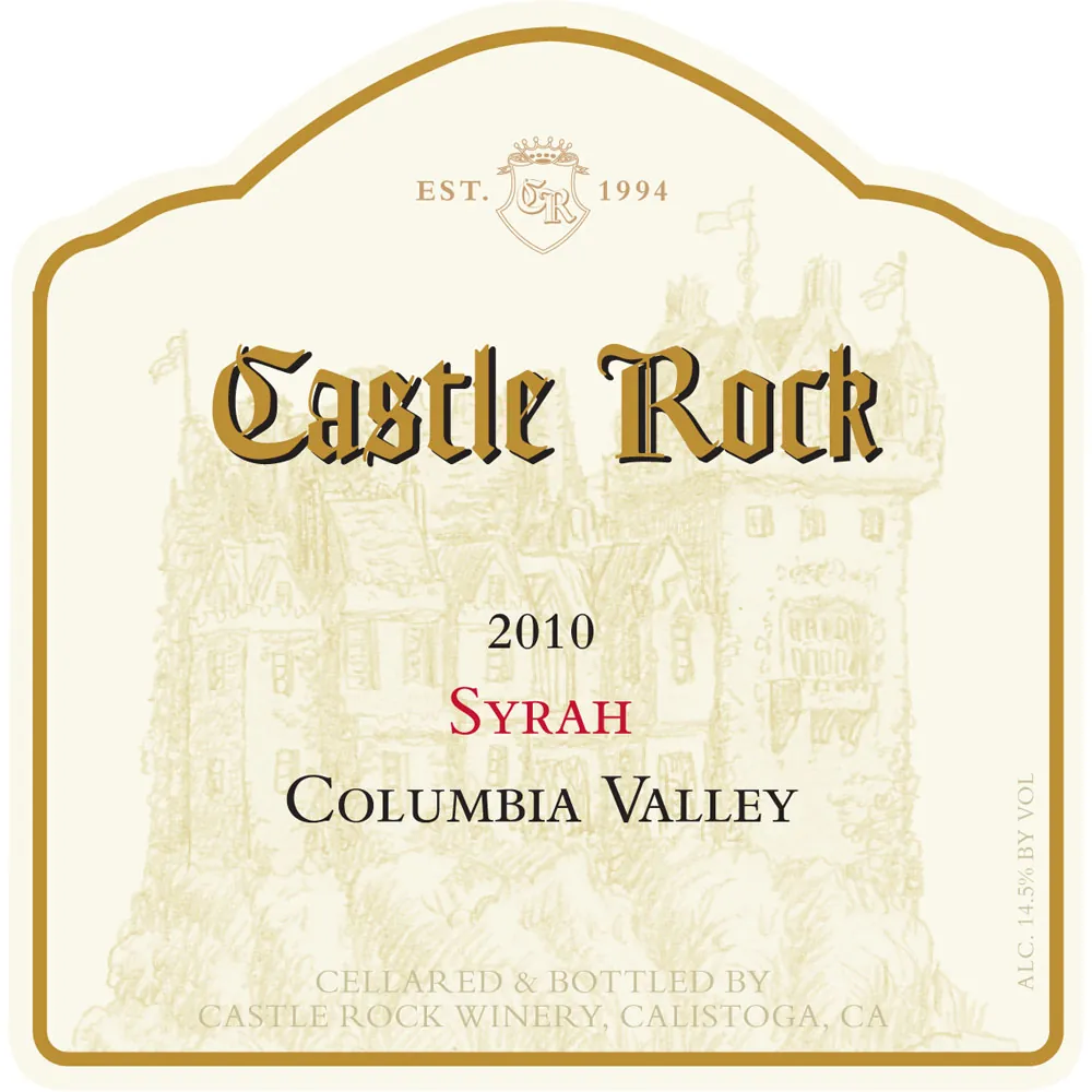 Castle Rock Columbia Valley Syrah Bottle