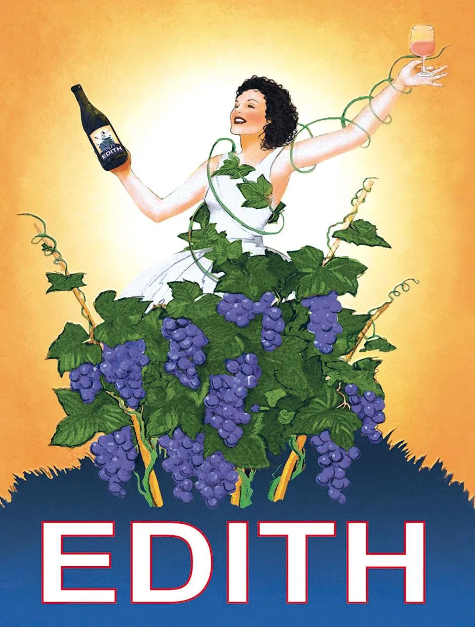 Edith Armada Vineyard Grenache Rose Bottle