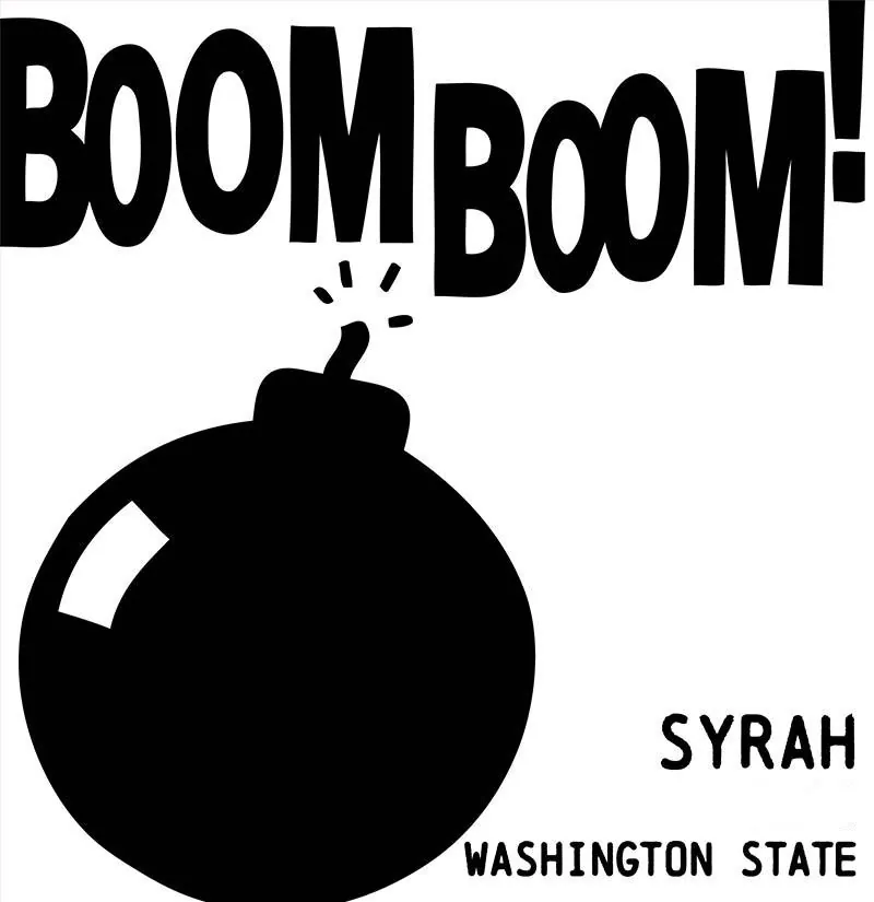 Boom Boom Syrah Bottle