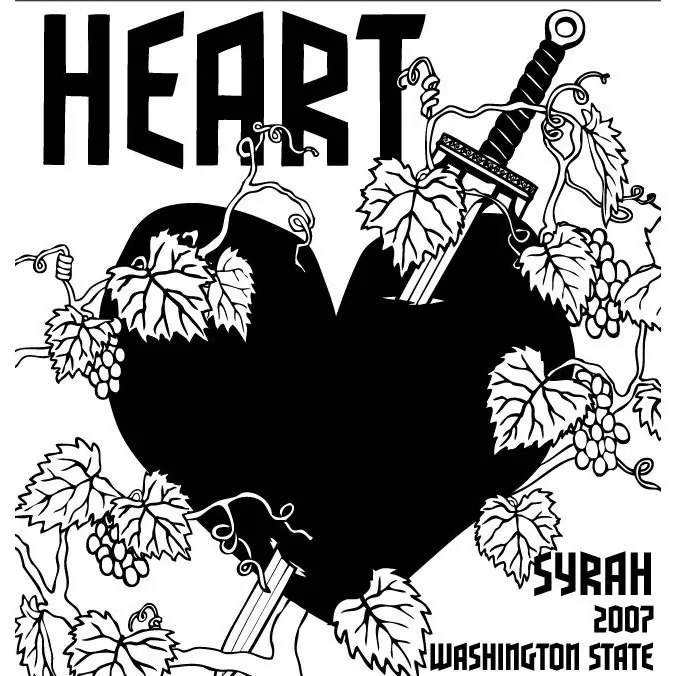 Royal Slope Heart Syrah Bottle