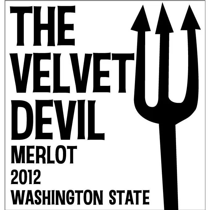 Velvet Devil Merlot Bottle