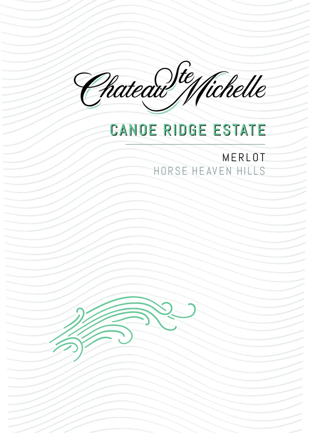 Canoe Ridge Estate Vineyard Merlot Bottle