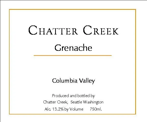 Grenache Bottle