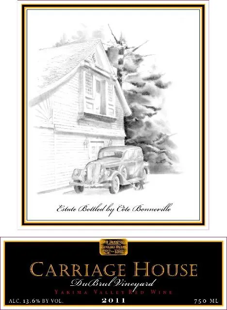 Carriage House Red Blend Bottle