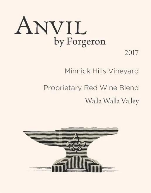 Anvil Proprietary Blend Minnick Hills Vineyard Bottle