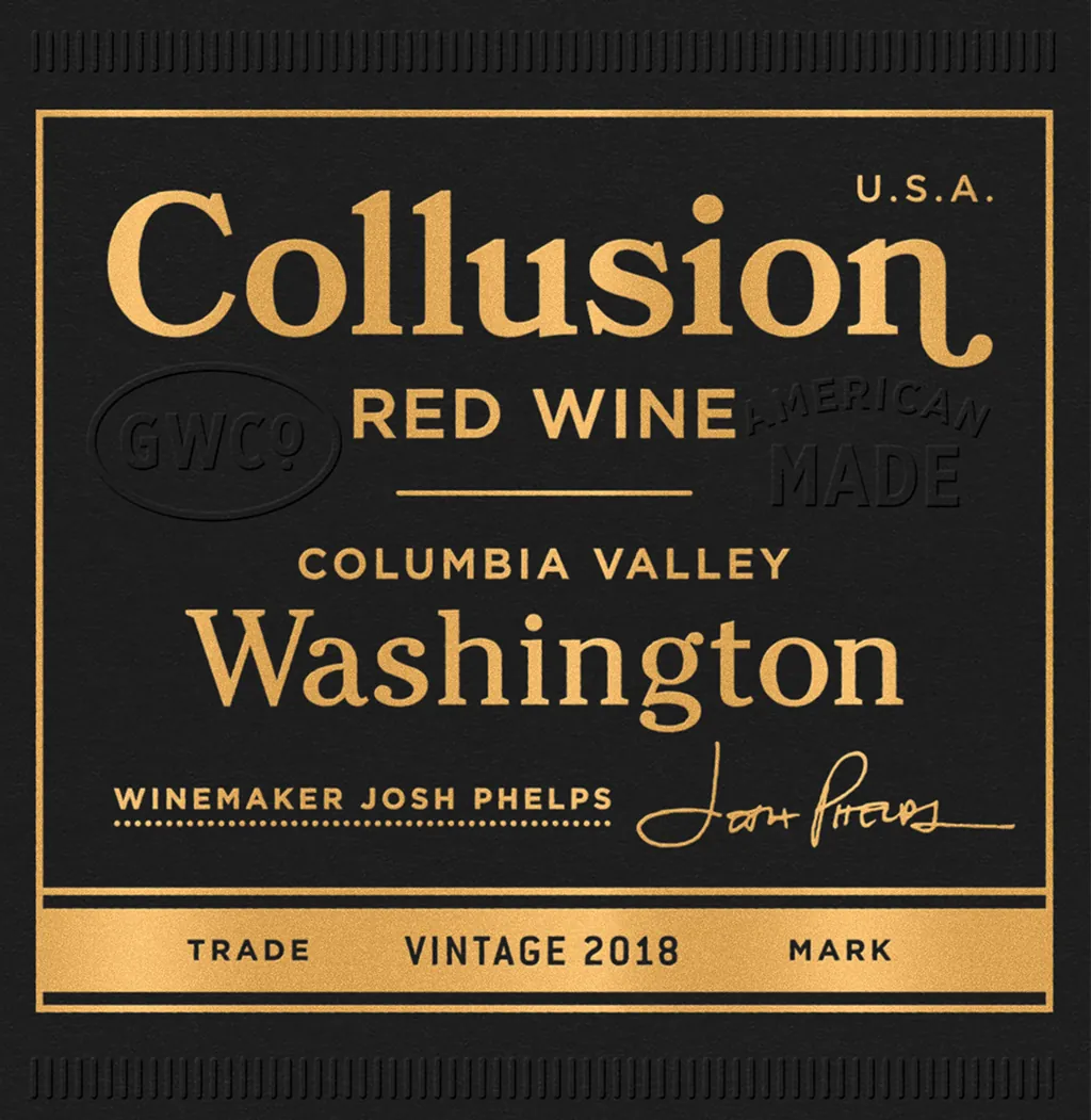 Collusion Cabernet Sauvignon Bottle