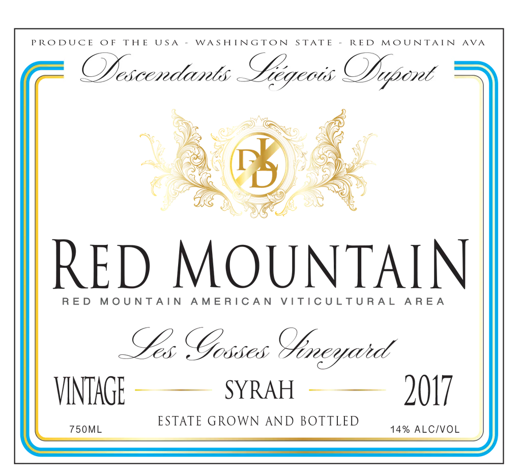 Descendants Liegeois Dupont Syrah Bottle