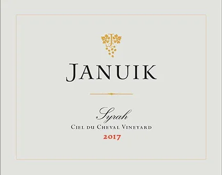 Ciel du Cheval Vineyard Syrah Bottle