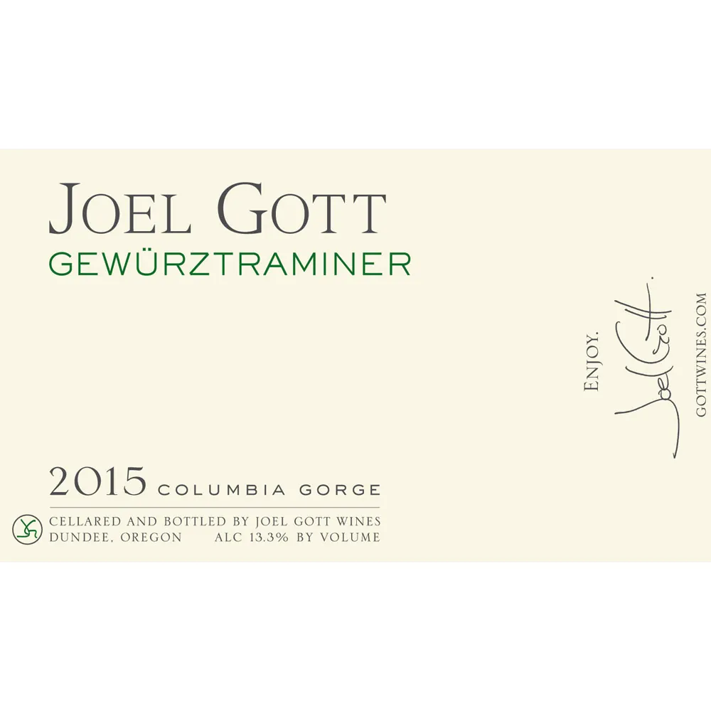 Gewurztraminer Bottle