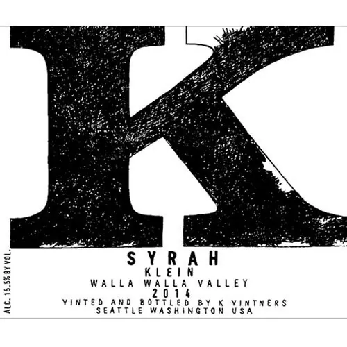 Klein Syrah Bottle