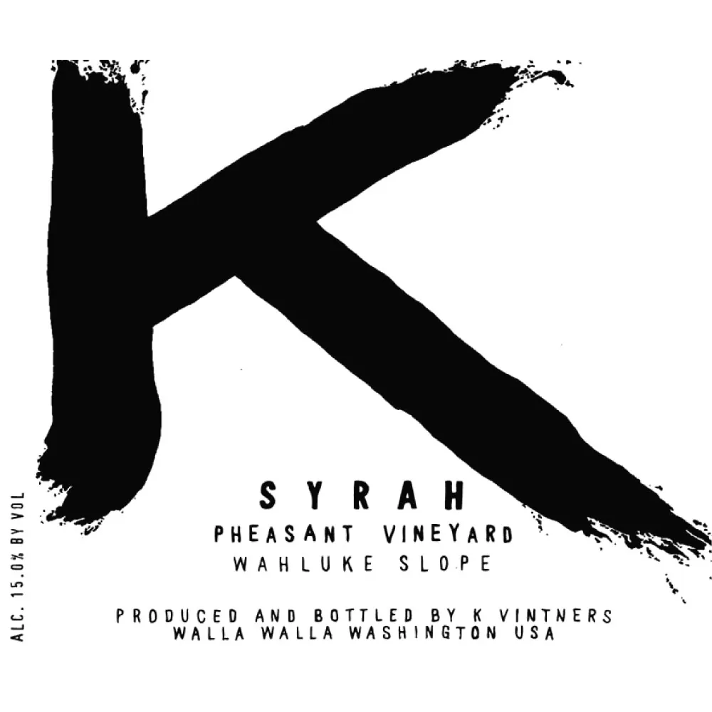 Pheasant Syrah Bottle