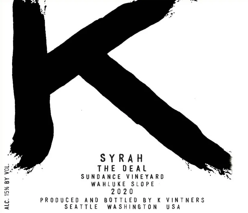 The Deal Syrah Bottle