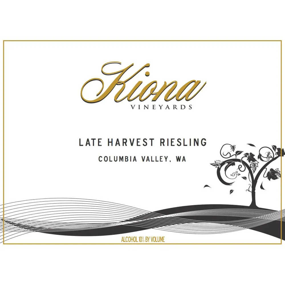 Late Harvest Riesling Bottle