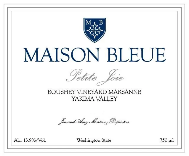Petite Joie Boushey Vineyard Marsanne Bottle