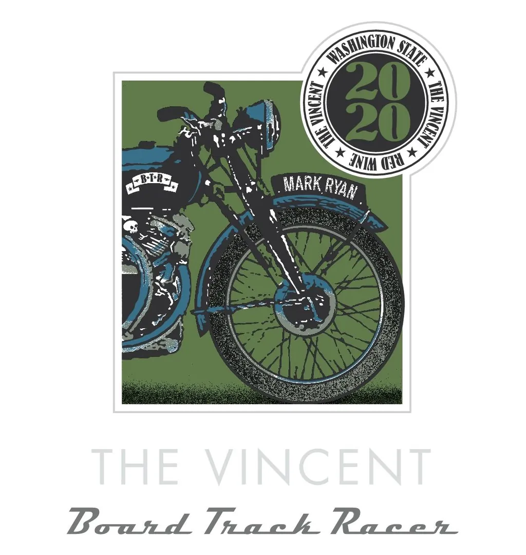 Board Track Racer The Vincent Red Bottle