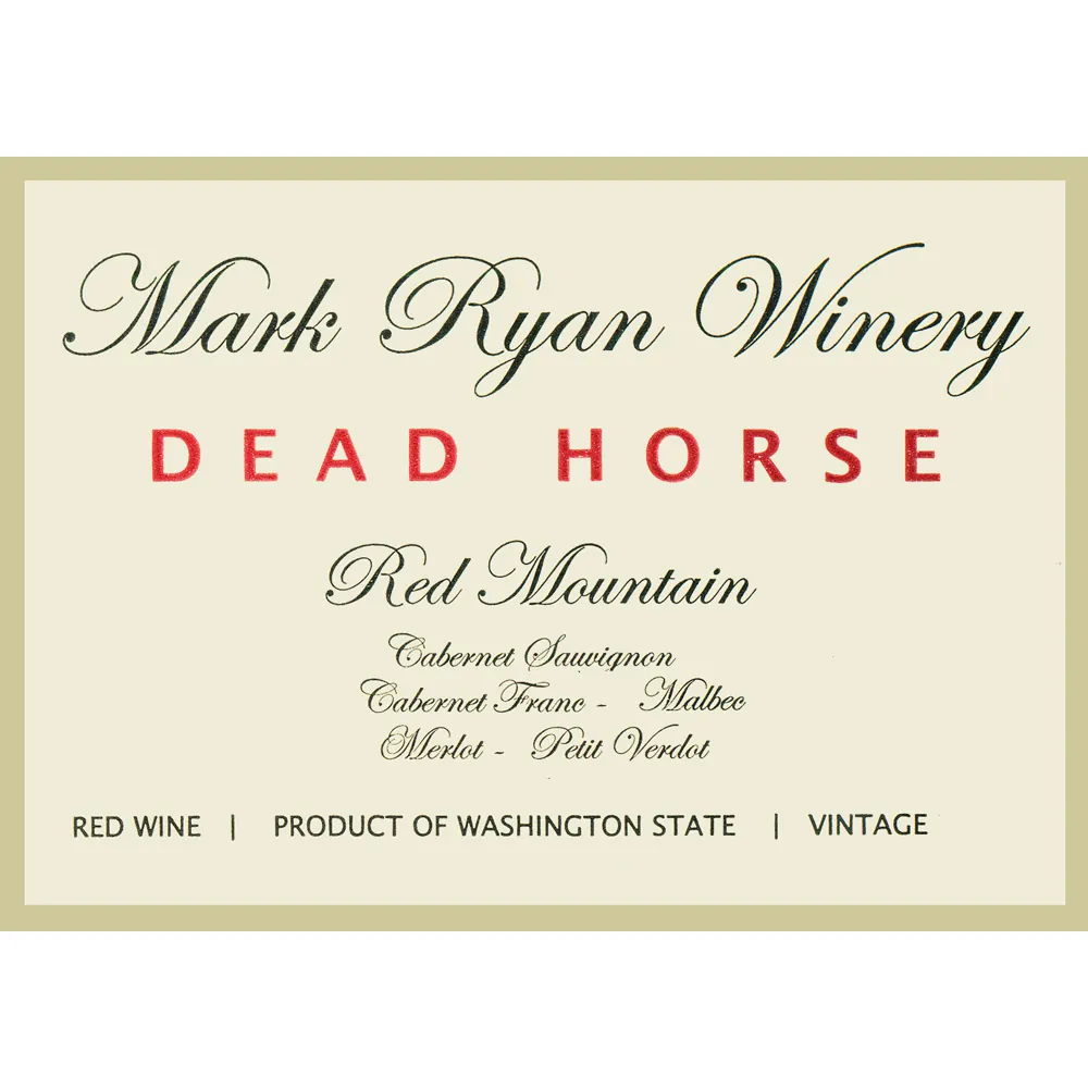 Dead Horse Ciel du Cheval Cabernet Sauvignon Bottle