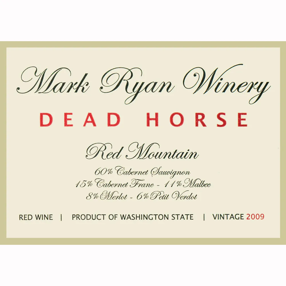 Dead Horse Ciel du Cheval Vineyard Bottle