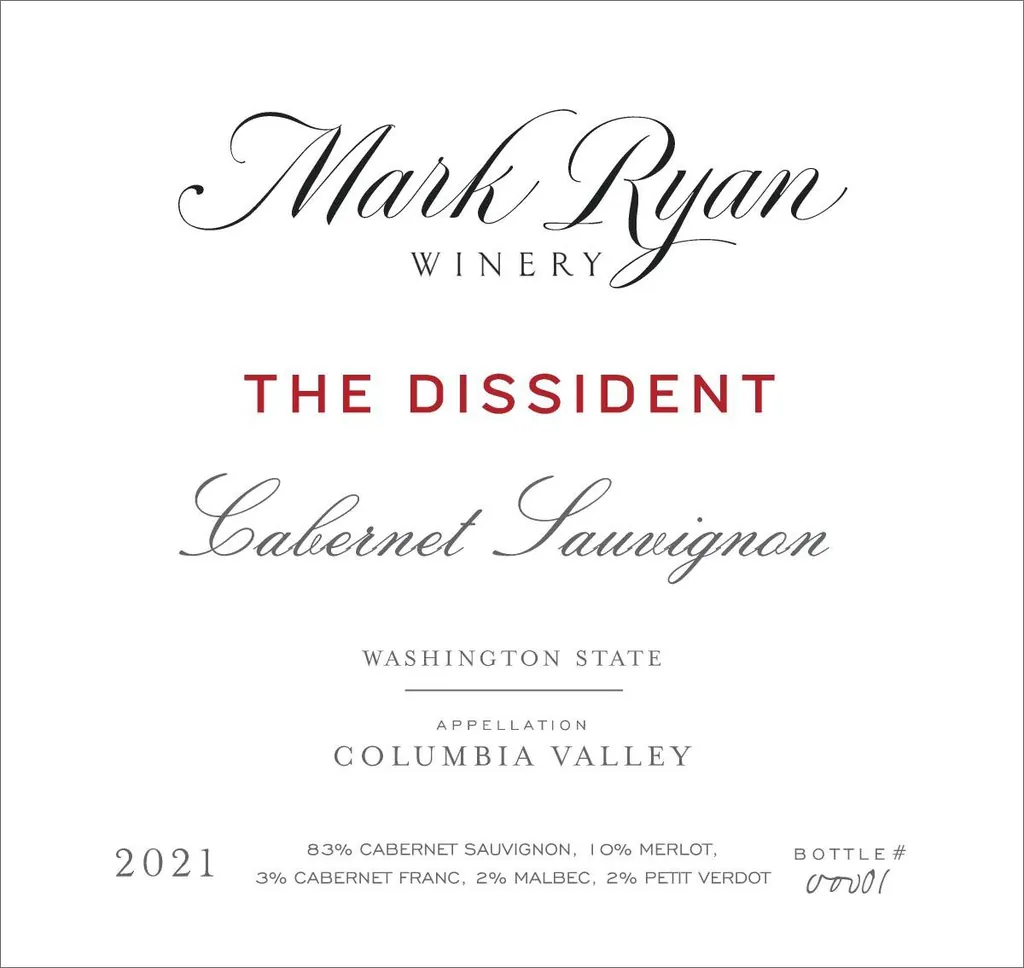 The Dissident Cabernet Sauvignon Bottle