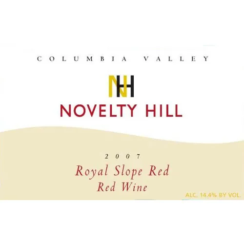 Royal Slope Red Blend Bottle