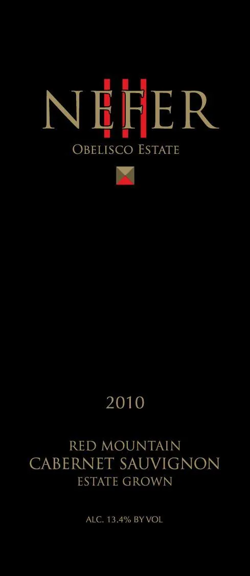 Nefer III Estate Grown Cabernet Sauvignon Bottle