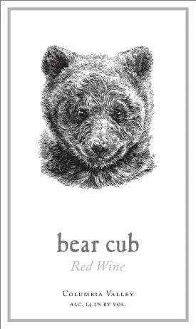 Bear Cub Red Blend Bottle