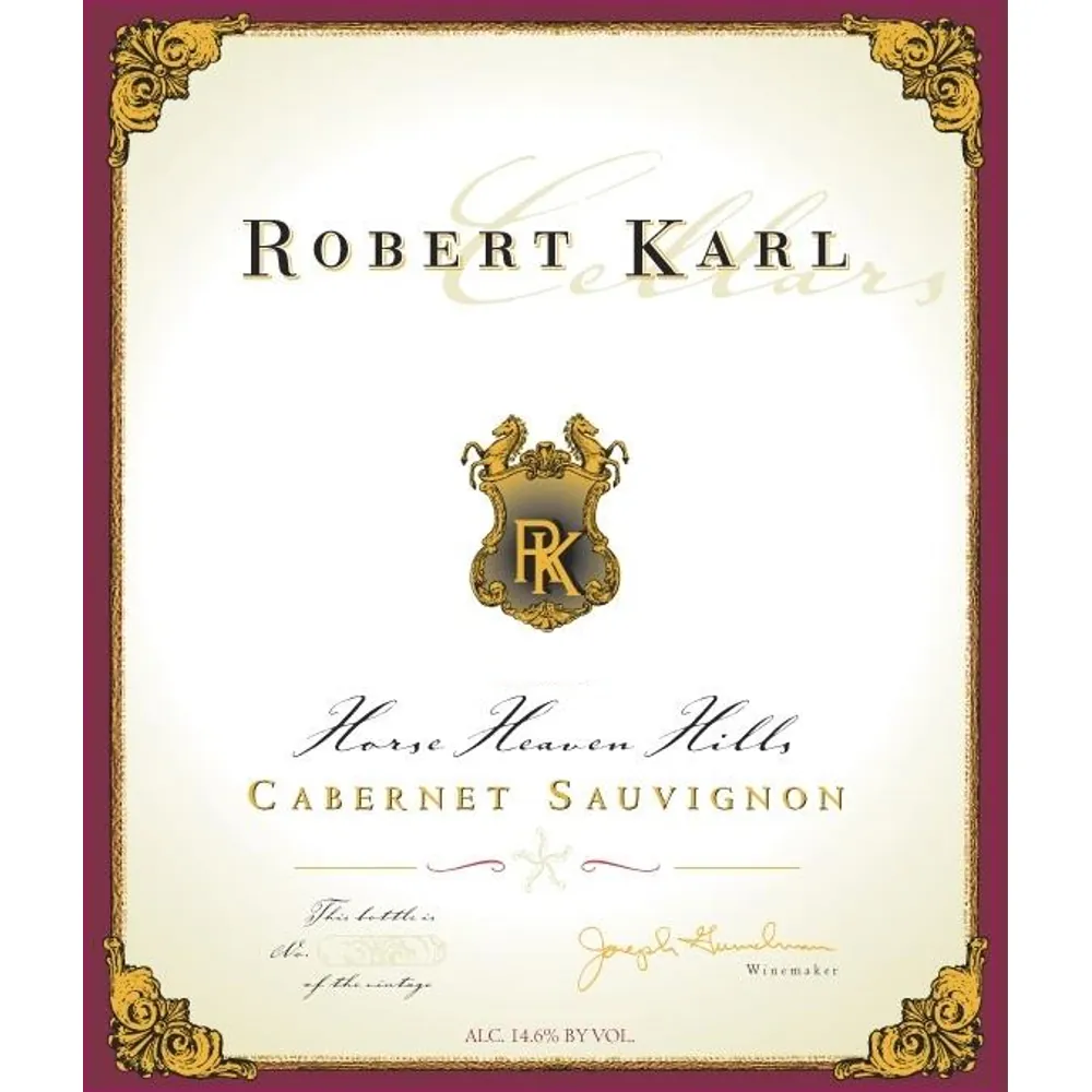 Horse Heaven Hills Cabernet Sauvignon Bottle