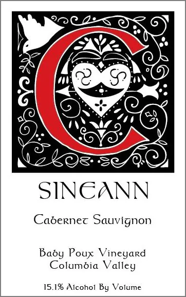 Baby Poux Vineyard Cabernet Sauvignon Bottle