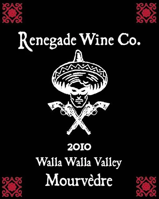 Renegade Wine Co. Mourvedre Bottle