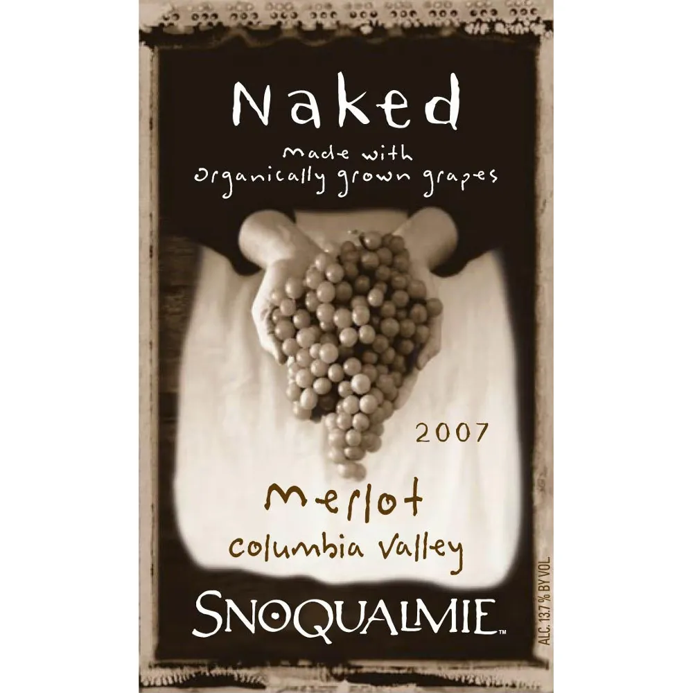 Naked Merlot Bottle