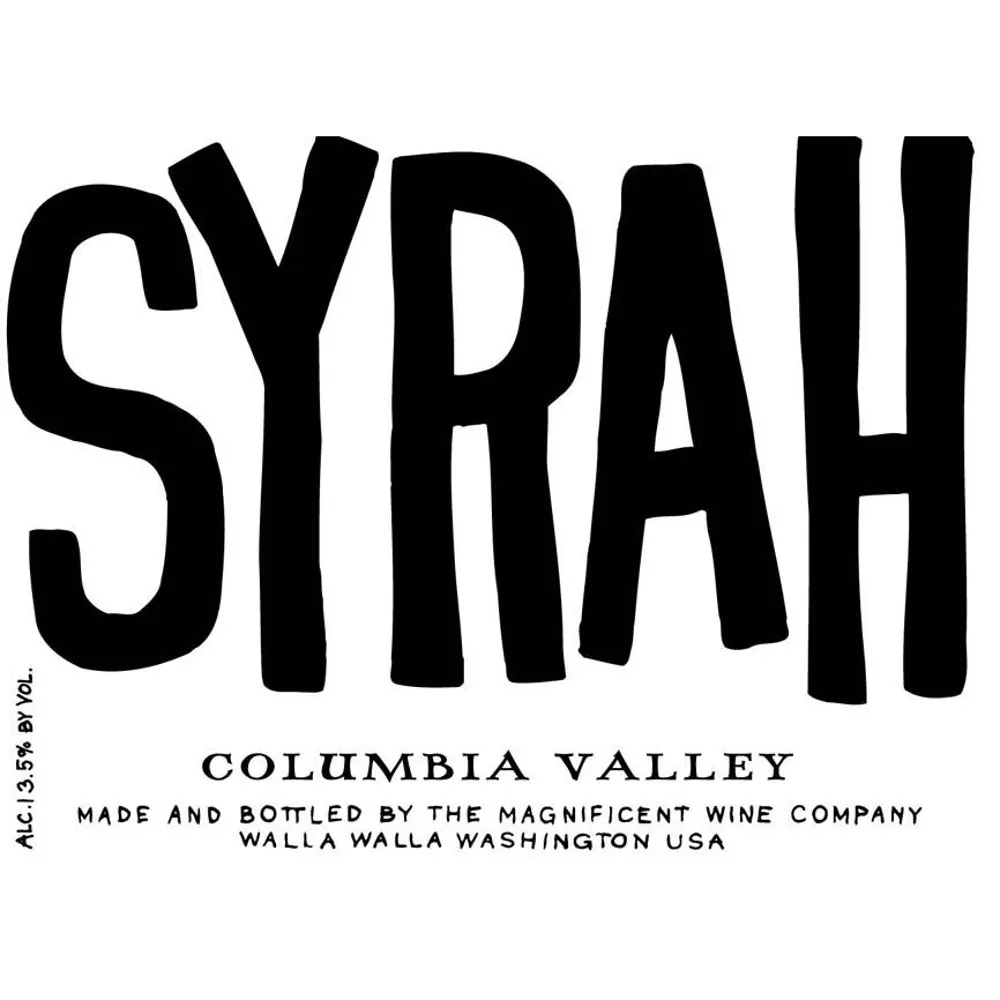 Syrah Bottle