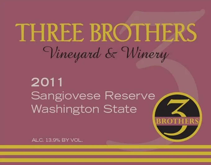 Sangiovese Reserve Bottle