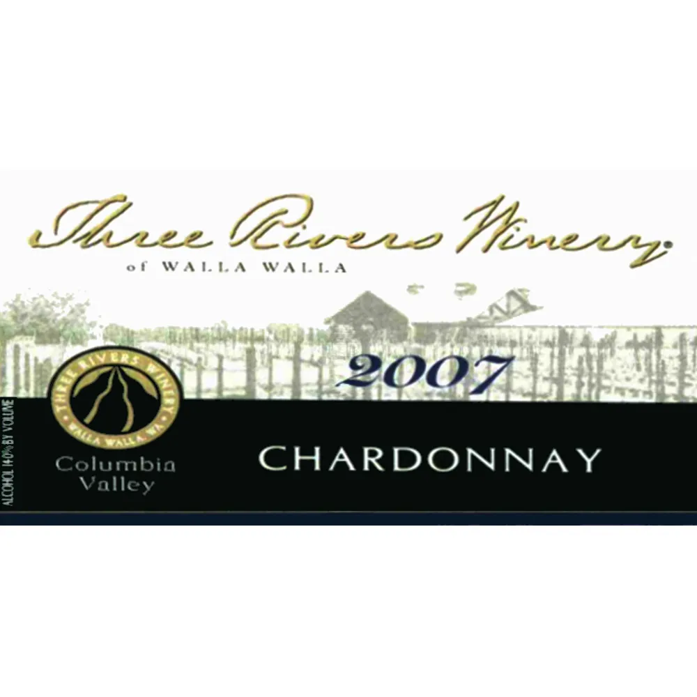 Columbia Valley Chardonnay Bottle
