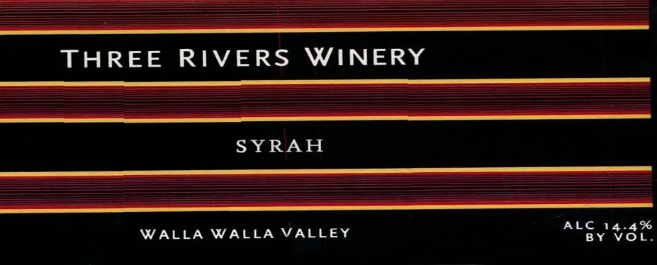 Columbia Valley Syrah Bottle