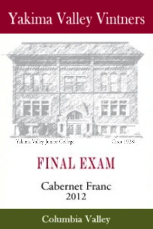 Final Exam Cabernet Franc Bottle
